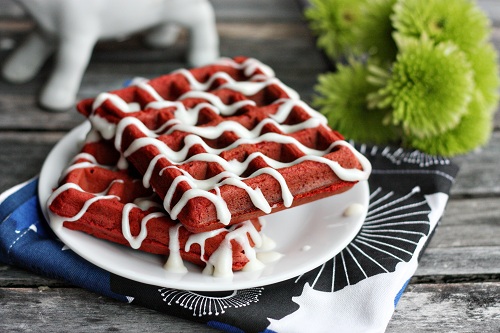 Red Velvet Waffles by Not Your Momma's Cookie