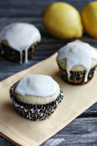Glazed Lemon Poppy Seed Muffins by Not Your Momma's Cookie