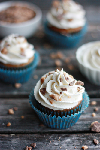 Banoffee Cupcakes by Not Your Momma's Cookie