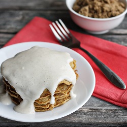 Thumbnail image for Carrot Cake Pancakes with Cardamom Cream Cheese Glaze