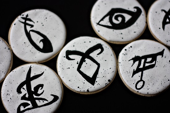 City of Bones Rune Cookies