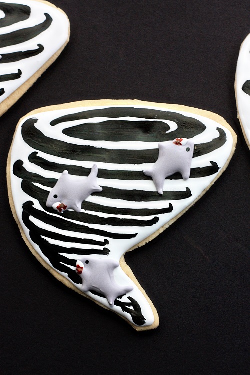 Sharknado Cookies by notyourmommascookie.com