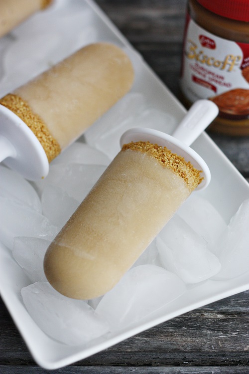 Biscoff Cheesecake Pudding Pops by notyourmommascookie.com